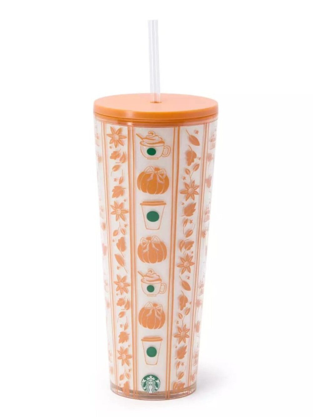 Mickey & Minnie Mouse Pumpkin Spice Latte 24 oz Starbucks® Tumbler with Straw